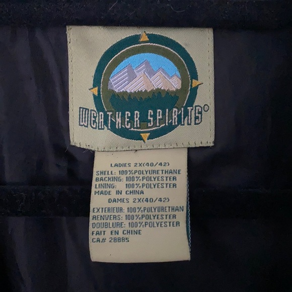 vintage faux leather oversized blazer/jacket - Picture 3 of 4